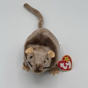 Tiptoe Mouse 5th Generation 1999 Retired‎ Ty Beanie Baby Collectible Gifts Mint